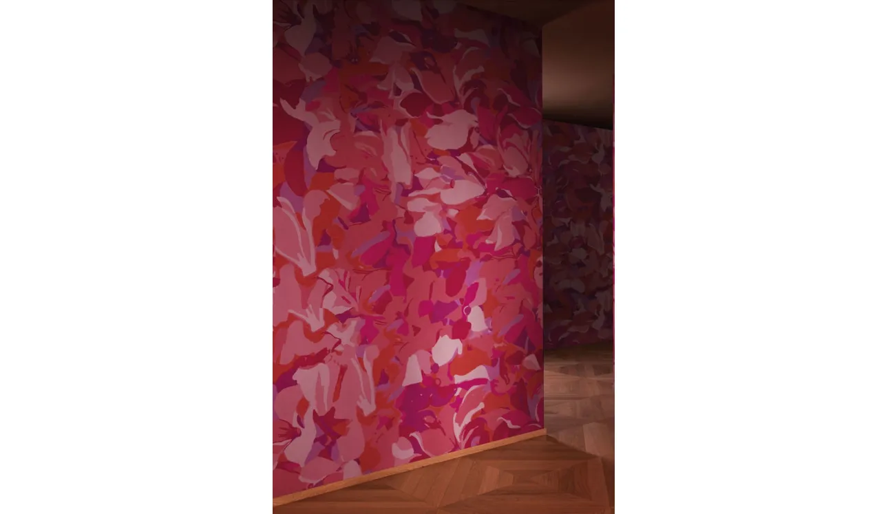 Carta da parati Berkshire Poppies di London Art