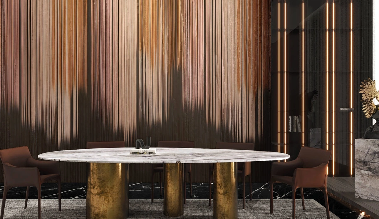 Carta da parati Bronze Rain di London Art