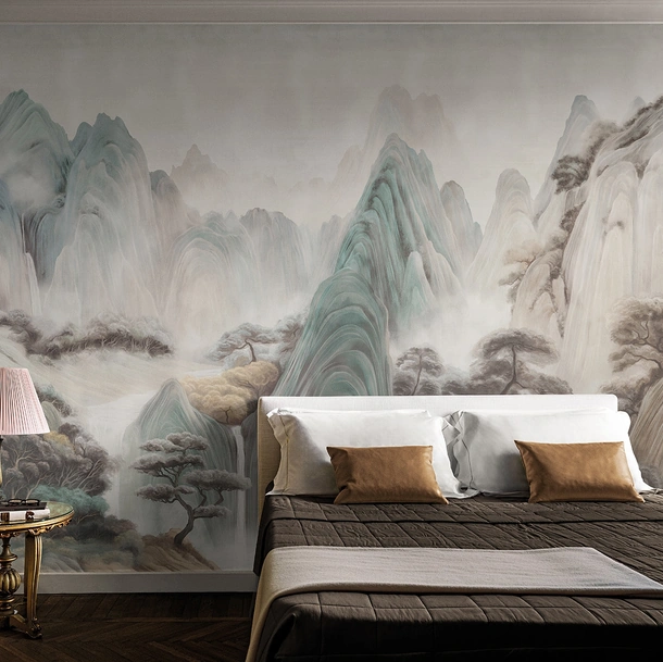 Carta da parati Les Rochers Mystiques di London Art