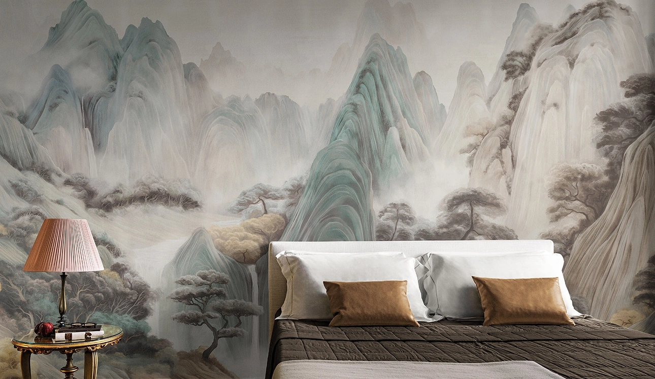 Carta da parati Les Rochers Mystiques di London Art