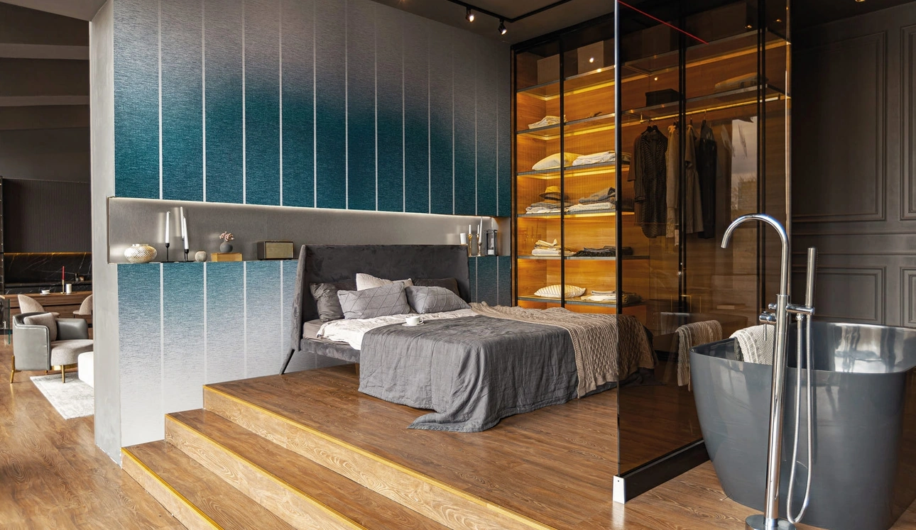 Carta da parati Soft Brush di London Art