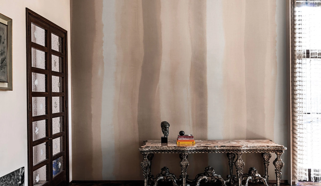 Carta da parati Soft Stripe Clouds di London Art