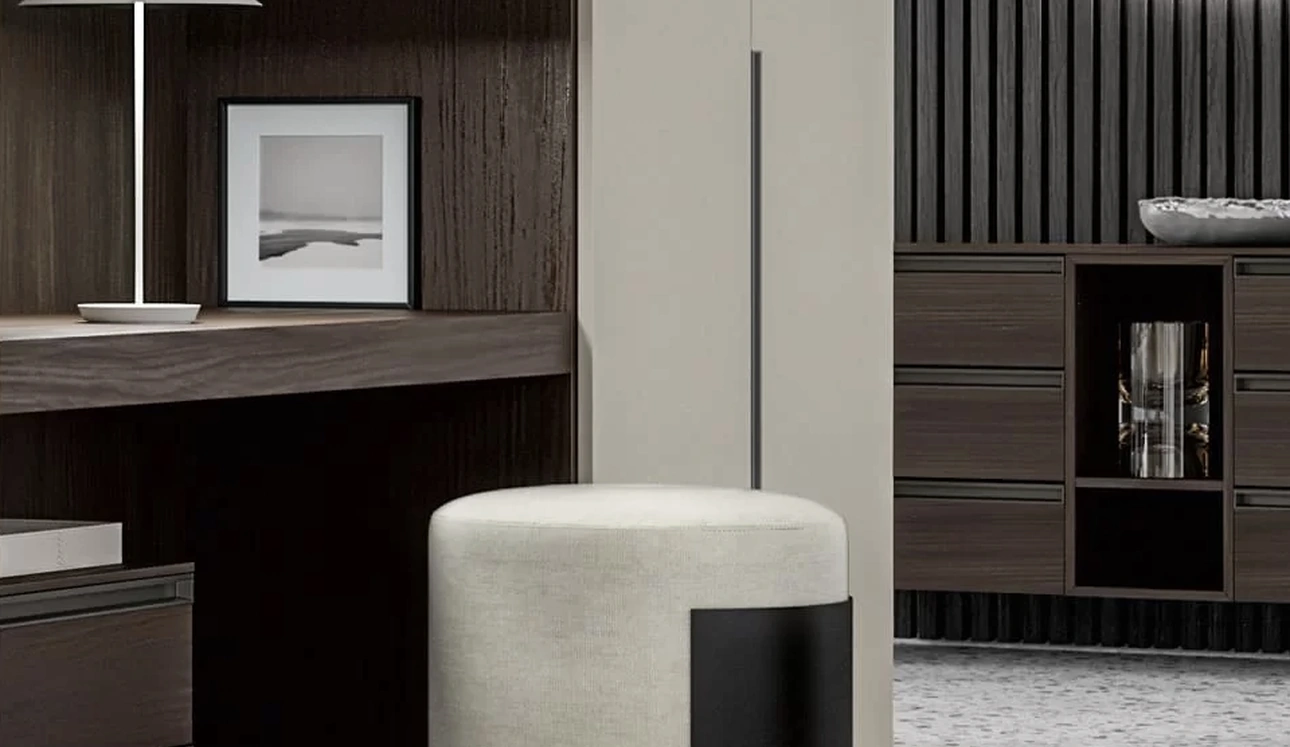 Pouf cilindrico Bellini di SantaLucia