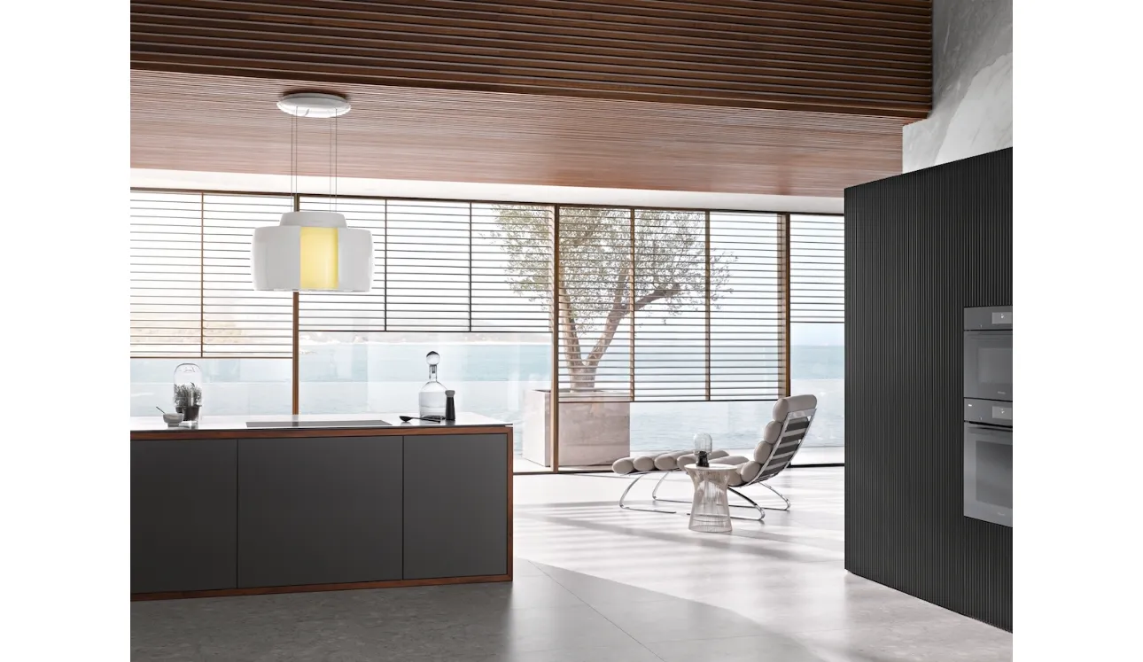 Cappa Aspirante di design DA 7378 D Aura Ambient con comandi solo Smart di Miele