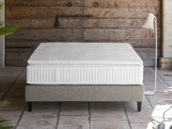 Materasso in memory viscoelastico con imbottitura generosa Excelsior Memo Bianco Sale di Doimo Armonie del Sonno
