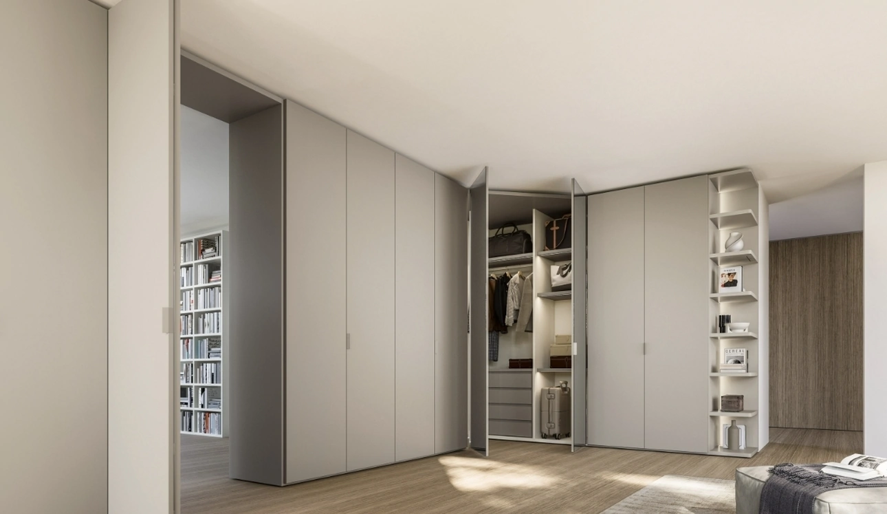 Armadio Terminale Angolare Anta Liscia di Sangiacomo