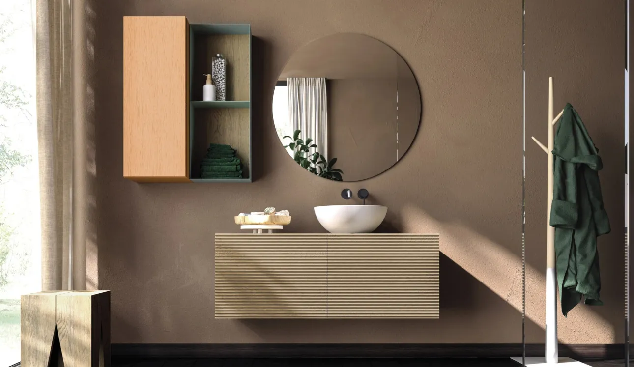 Mobile da Bagno Zero16 Componibile di Devina Nais