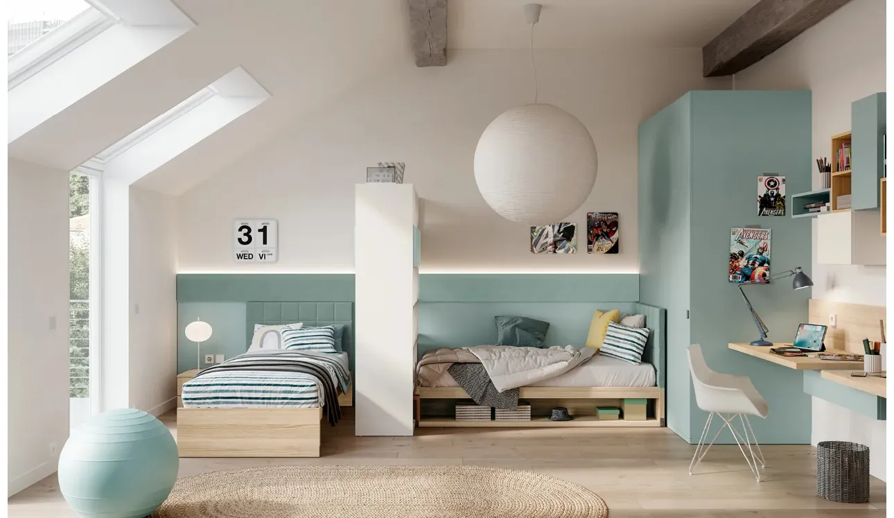 Cameretta Layout 07B di Doimo Cityline