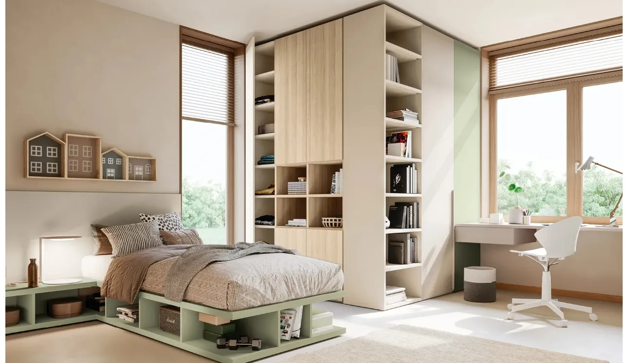 Cameretta Layout 14A di Doimo Cityline