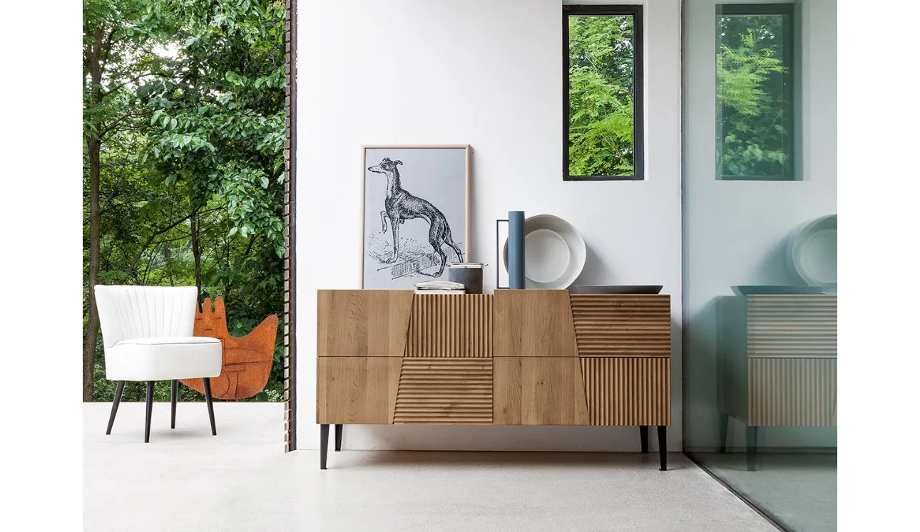Comò Design in Rovere massello di Devina Nais