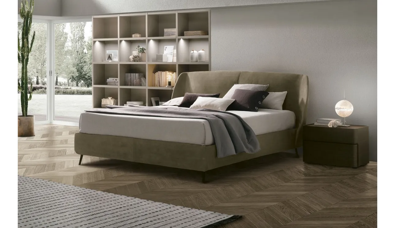 Letto con box contenitore Altea di Tomasella
