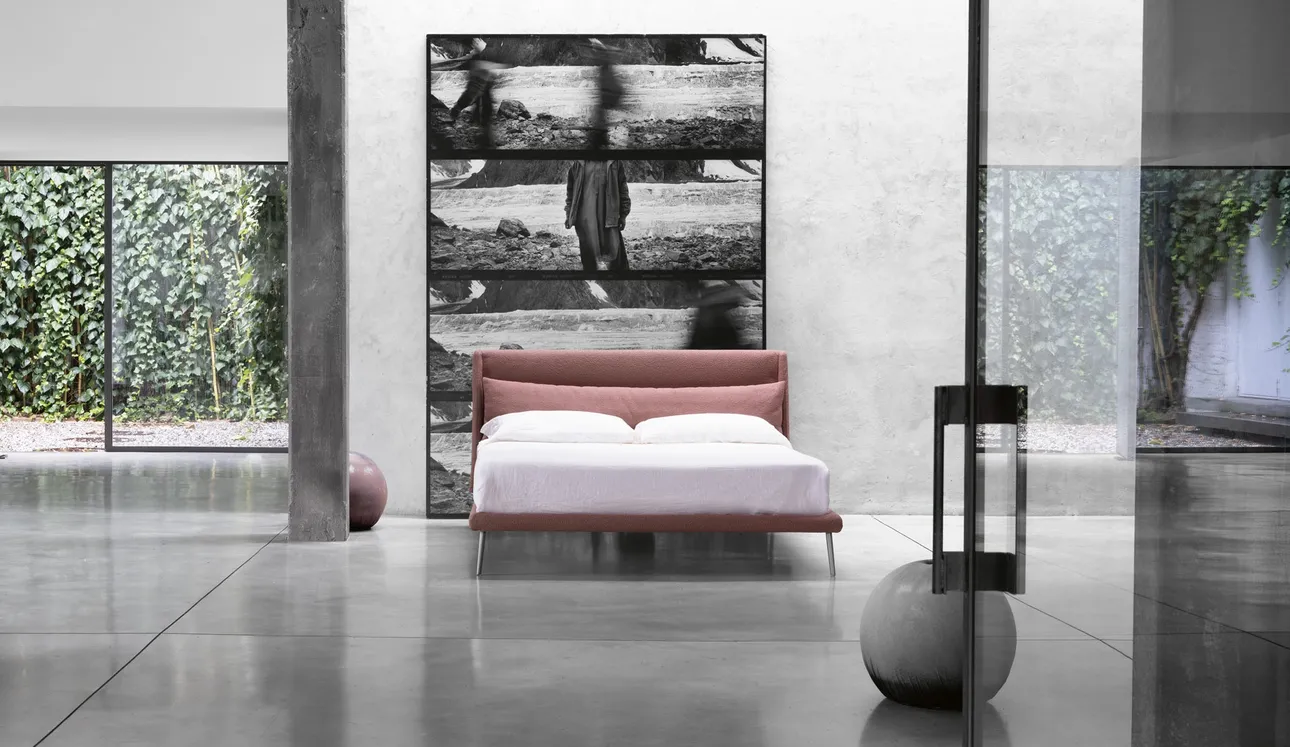 Letto imbottito Eddie di Noctis