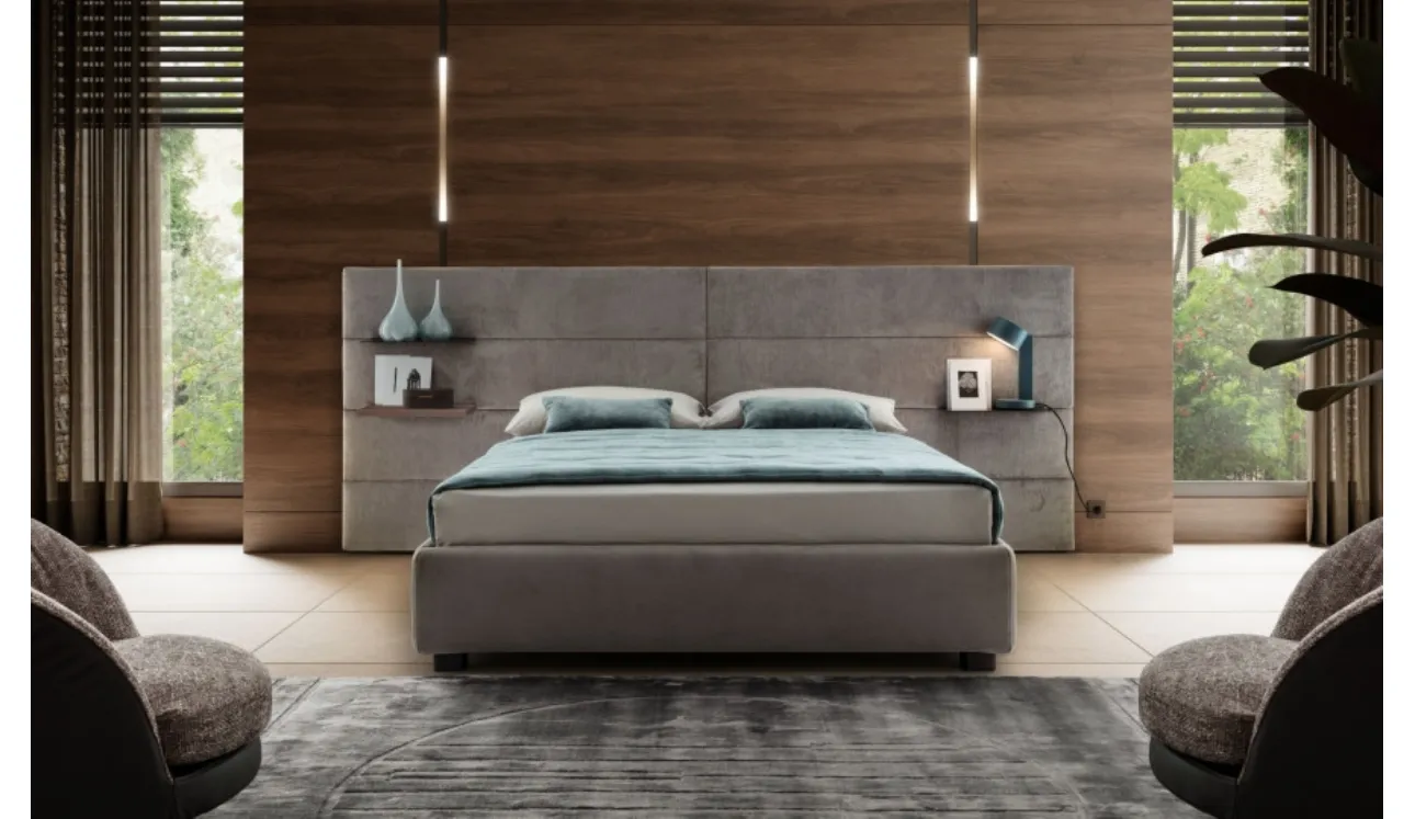 Letto con testiera Horizon di Le Comfort