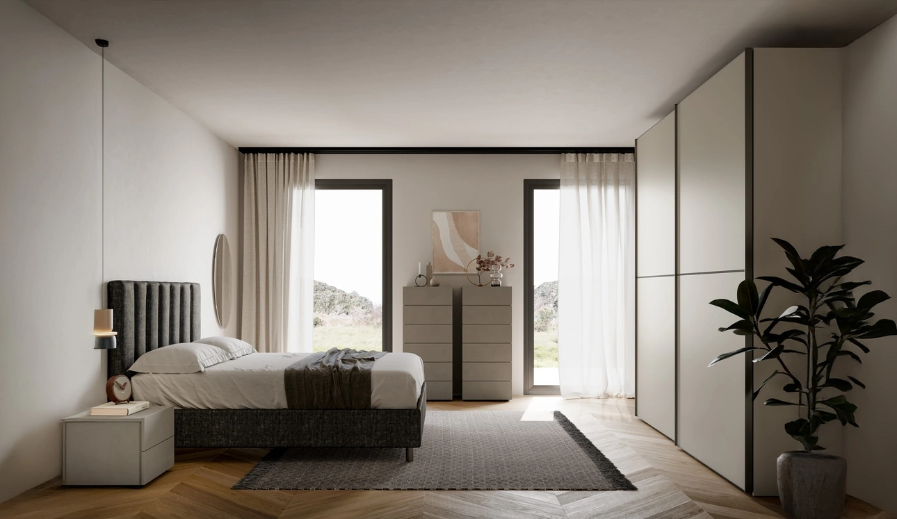 Letto imbottito Kali di SantaLucia