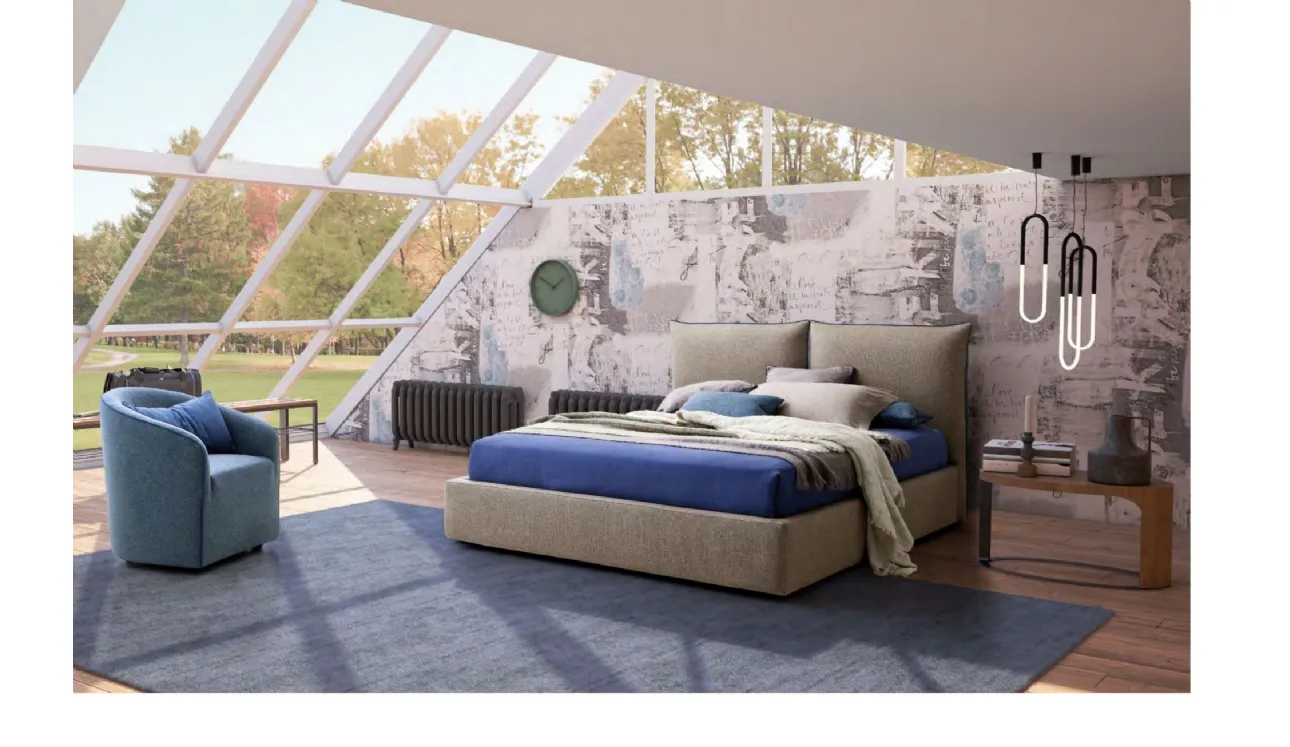 Letto con box contenitore Allen di Le Comfort
