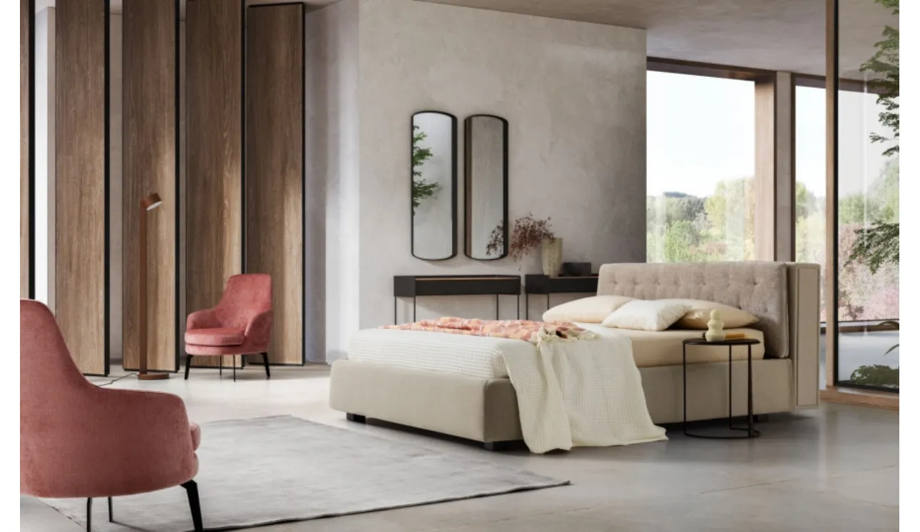 Letto con box contenitore Donovan di Le Comfort