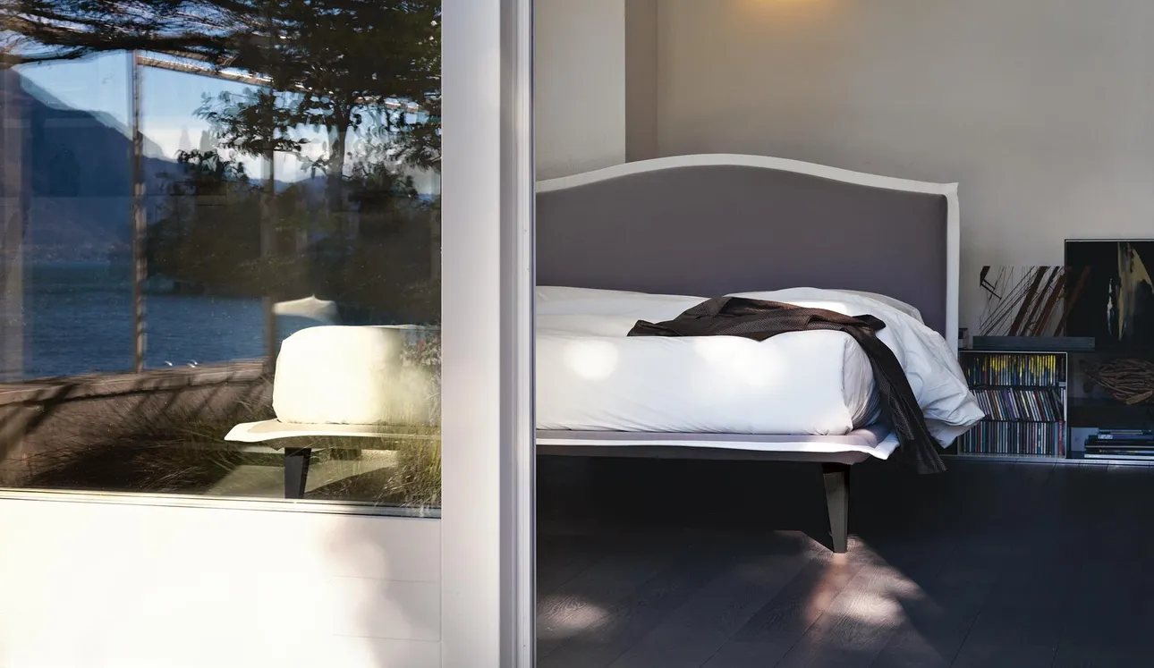 Letto con testiera arrotondata Lyle Modern di Noctis