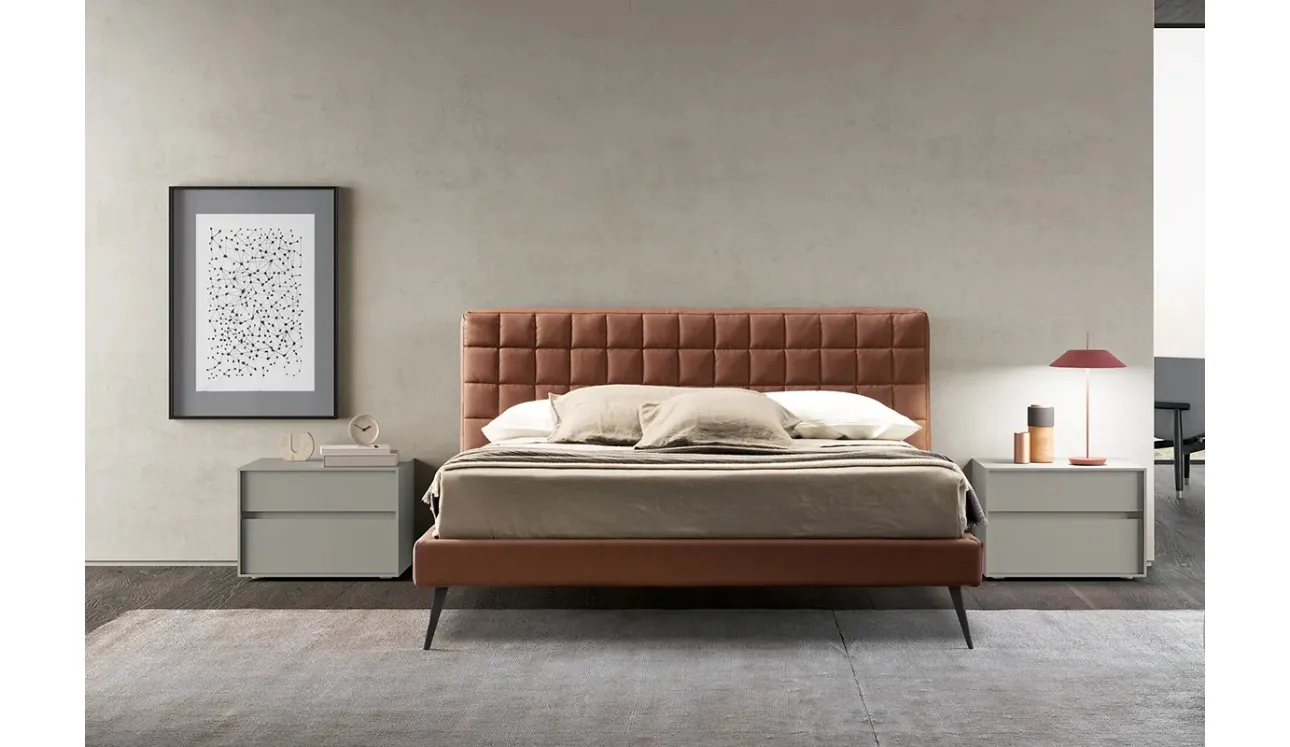 Letto Rubik in Ecopelle di Adok
