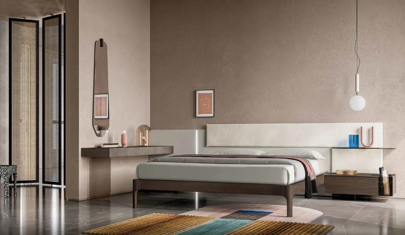 Letto con testiera Scacco di SantaLucia