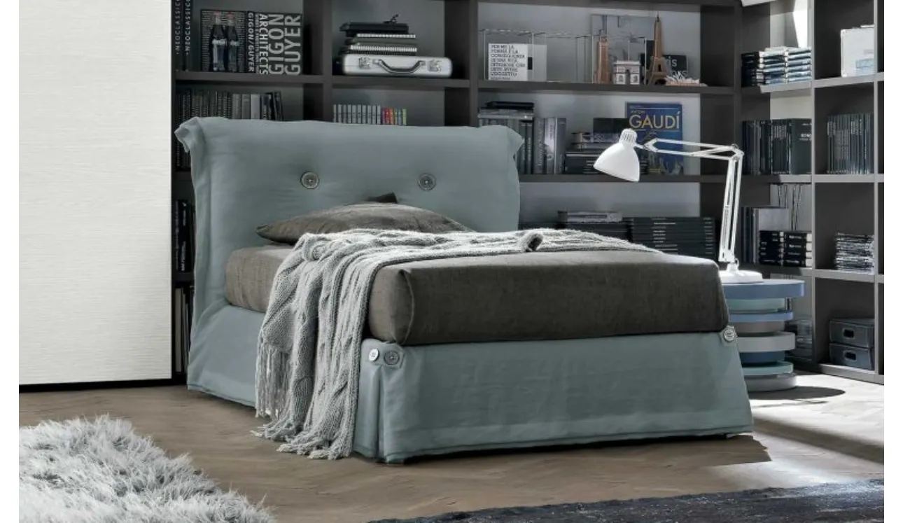 Letto singolo con testiera Amami di Tomasella