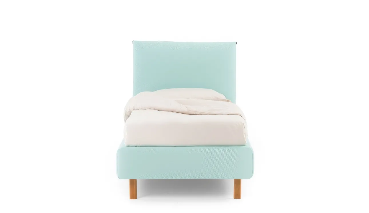 Letto singolo con contenitore London di Noctis