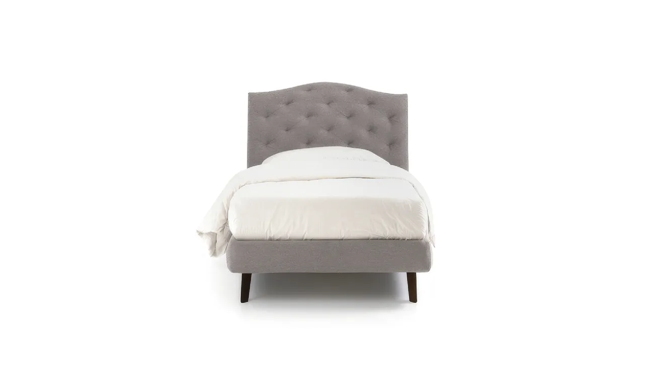 Letto singolo Lyle Capitonné di Noctis