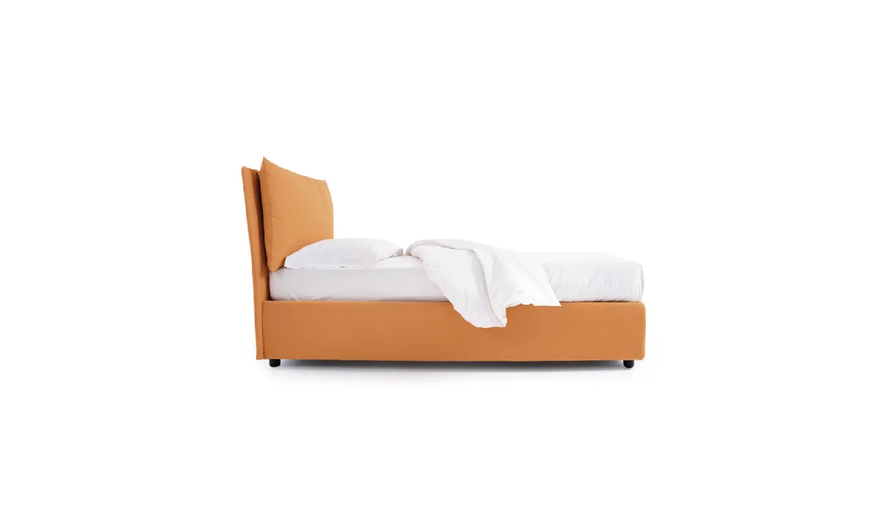 Letto singolo con contenitore Tangos di Noctis