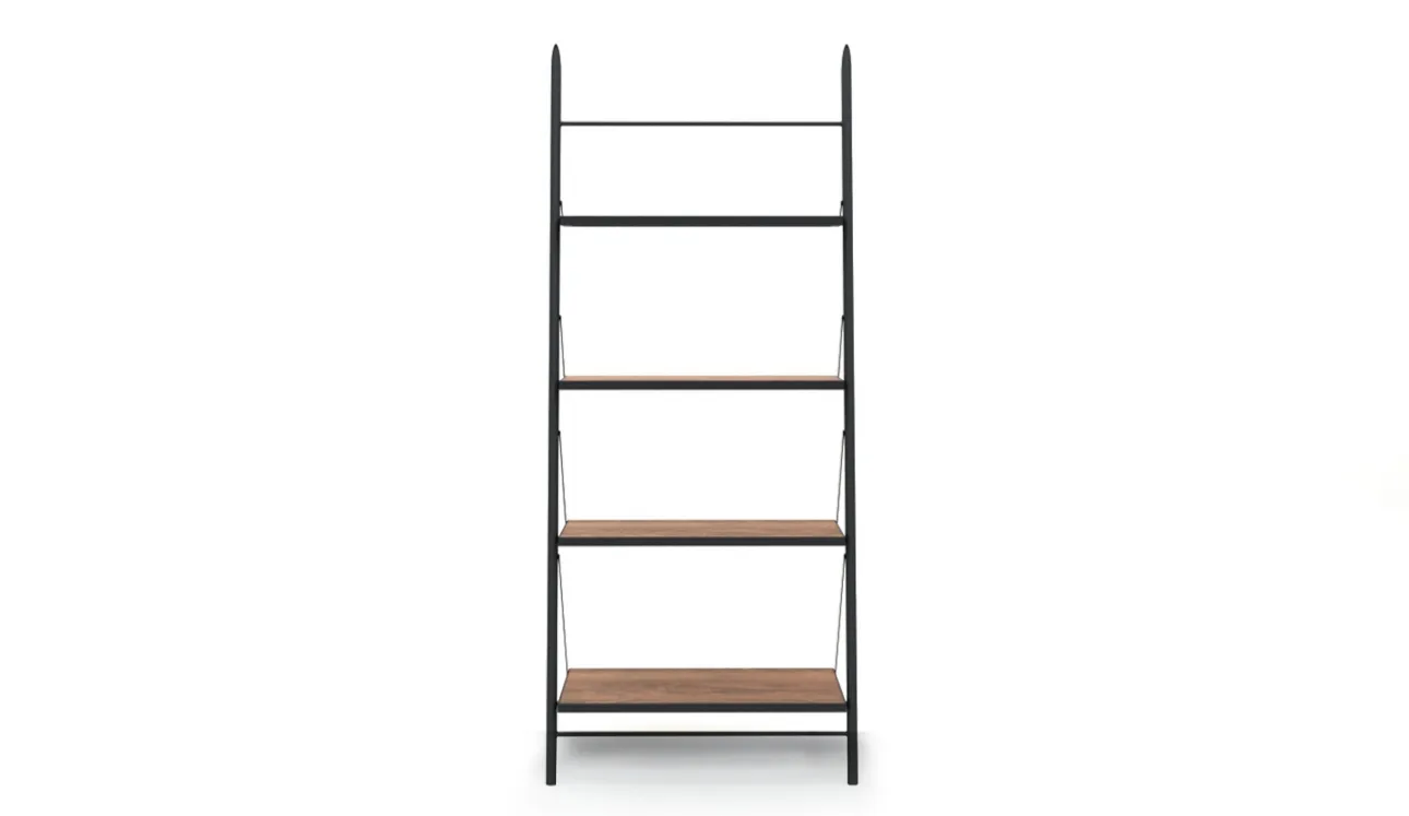 Libreria Easy in ferro con ripiani in legno di Devina Nais