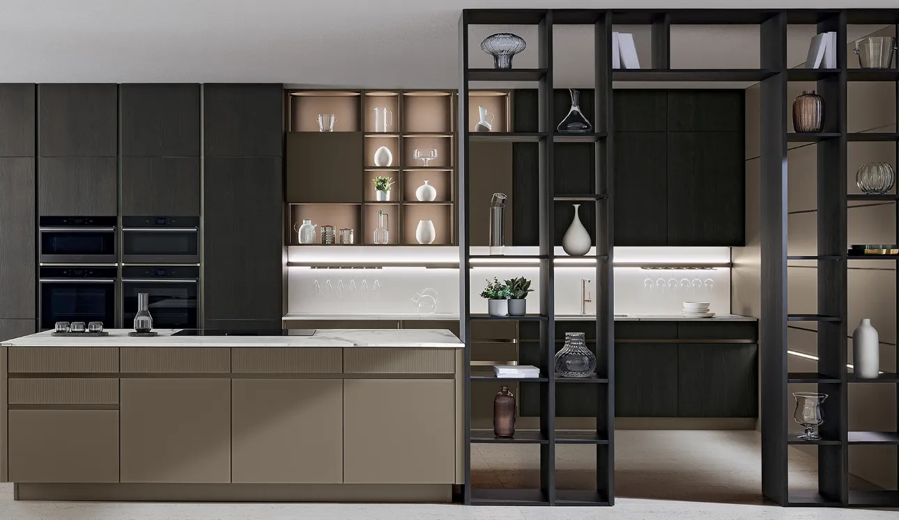 Libreria divisoria Living 03 di Veneta Cucine