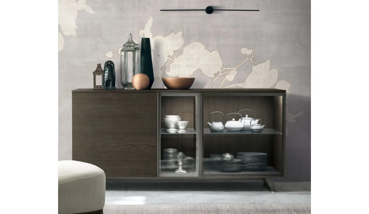 Madia Metropolis B01 in materico rovere moka di Tomasella