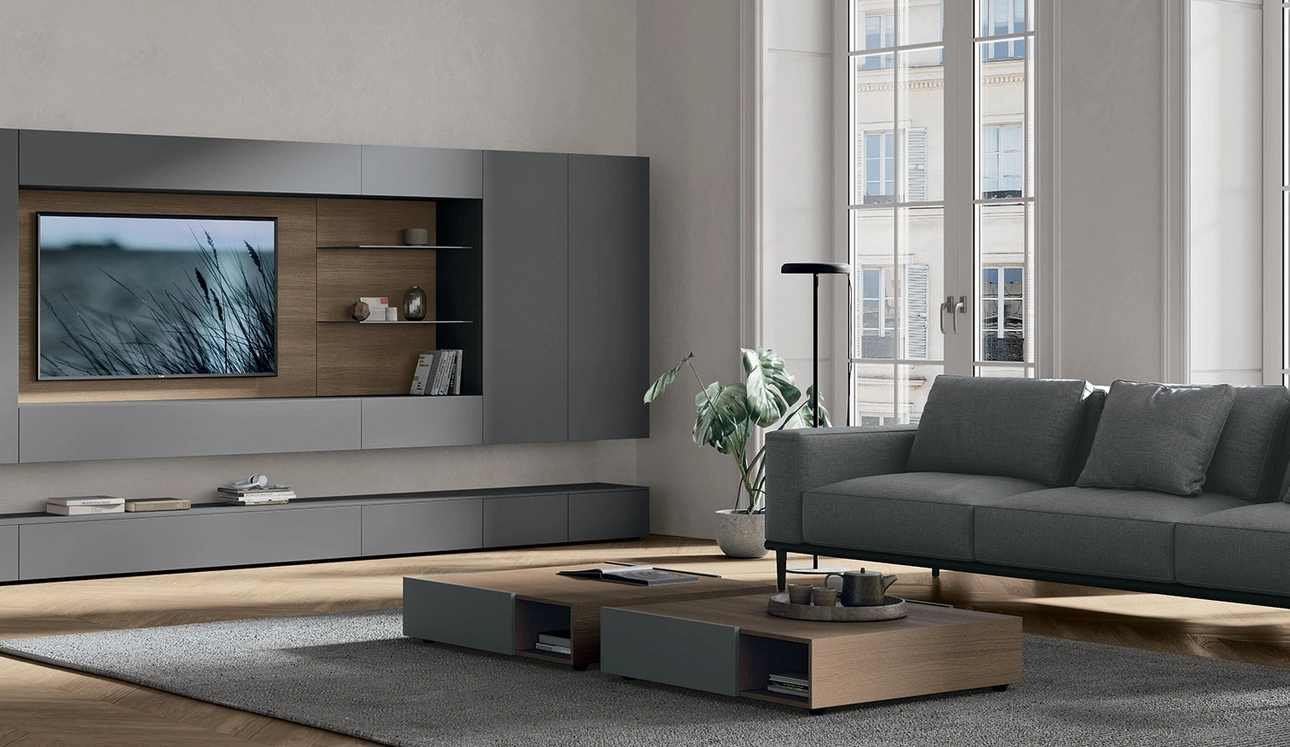 Parete Attrezzata Atlante UNIT AT143 di Tomasella