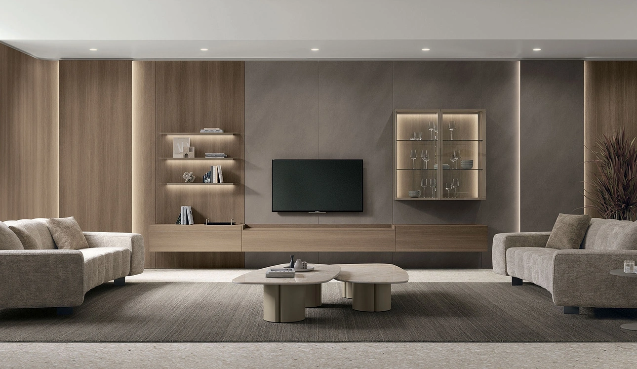 Parete Attrezzata Atlante UNIT AT144 di Tomasella