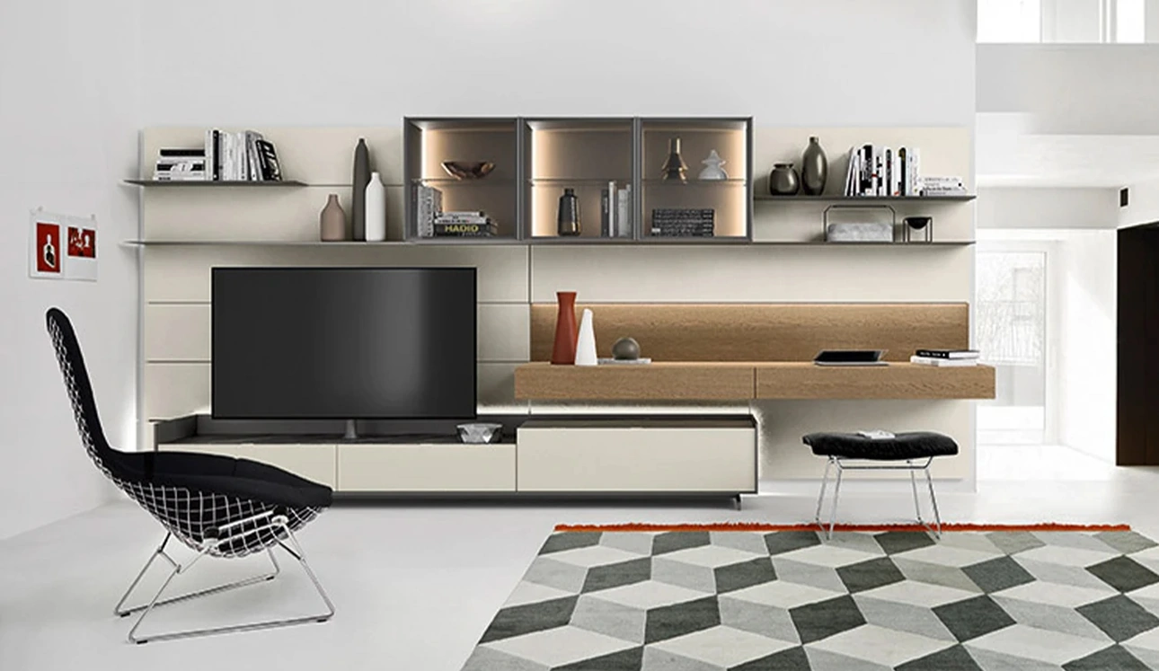 Parete Attrezzata Cabaret Step di Sangiacomo