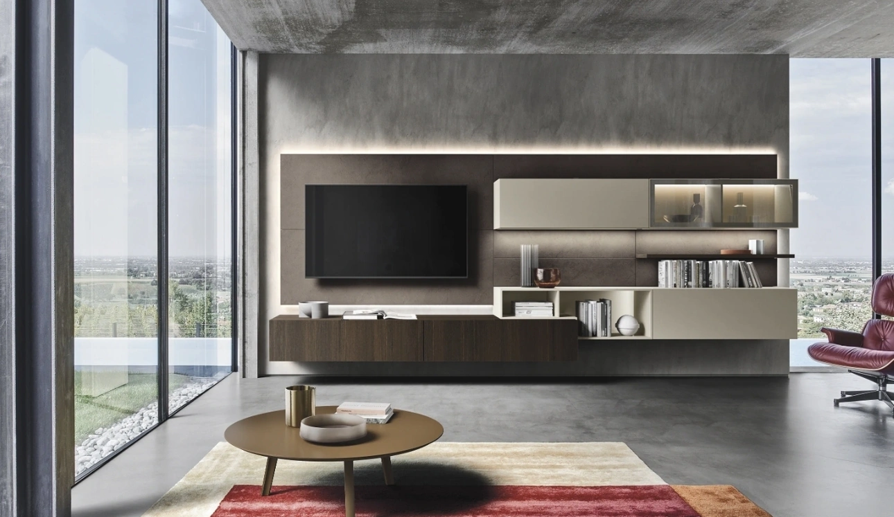 Parete Attrezzata Lampo 030 di Sangiacomo