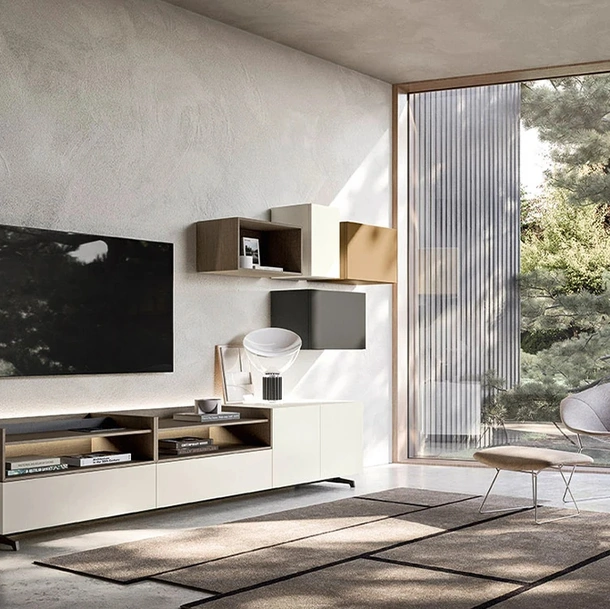 Parete Attrezzata Lampo 033 di Sangiacomo