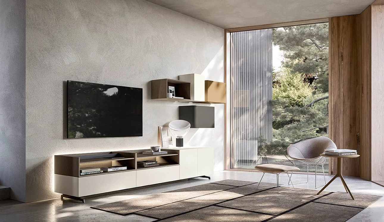 Parete Attrezzata Lampo 033 di Sangiacomo