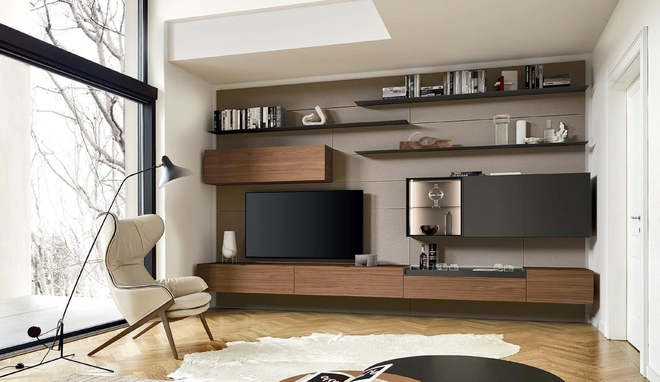 Parete Attrezzata Lampo 186 di Sangiacomo