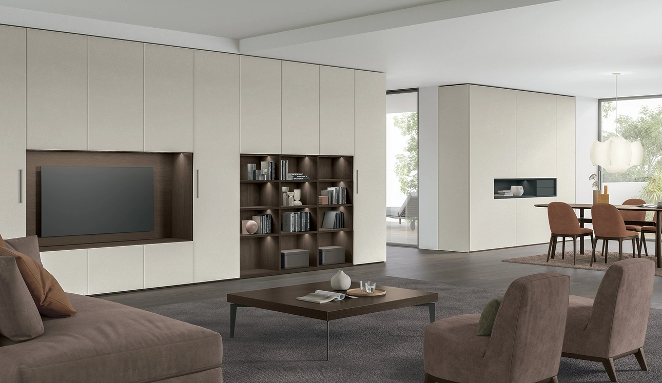 Parete Attrezzata Logica Plus UNIT 01 di Tomasella