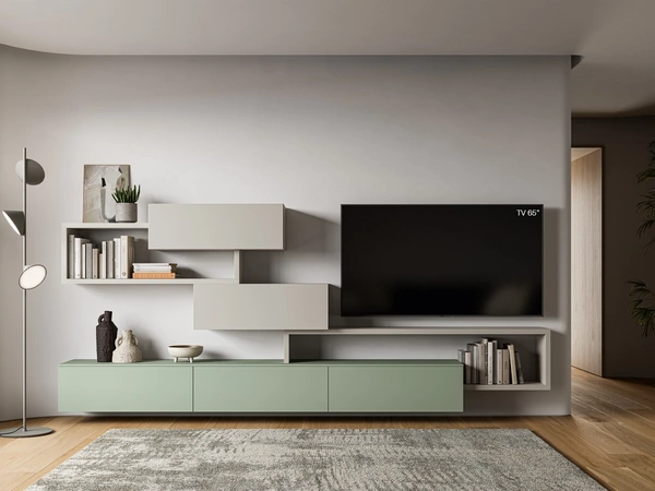 Parete Attrezzata Pratico PTG401 di SantaLucia