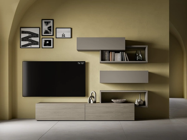 Parete Attrezzata Pratico PTG407 di SantaLucia