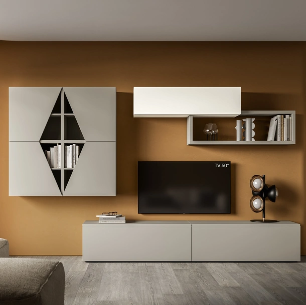 Parete Attrezzata Pratico PTG422 di SantaLucia