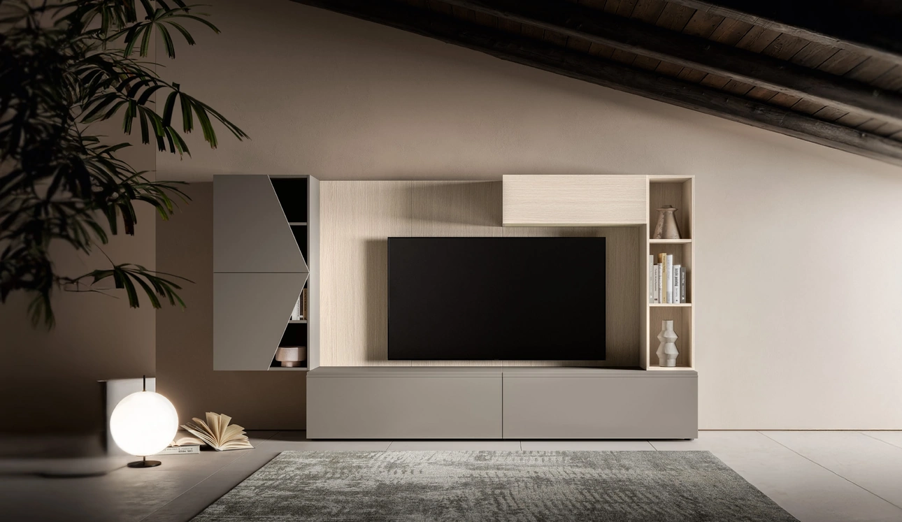 Parete Attrezzata Pratico PTG423 di SantaLucia