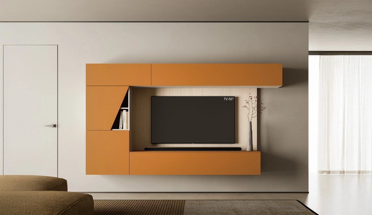 Parete Attrezzata Pratico PTG426 di SantaLucia