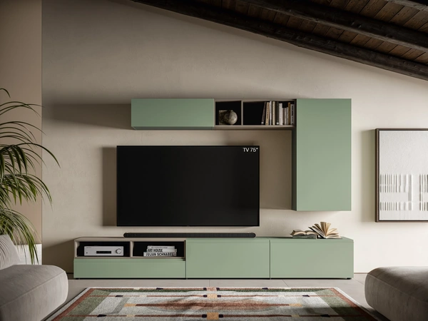 Parete Attrezzata Pratico PTG450 di SantaLucia