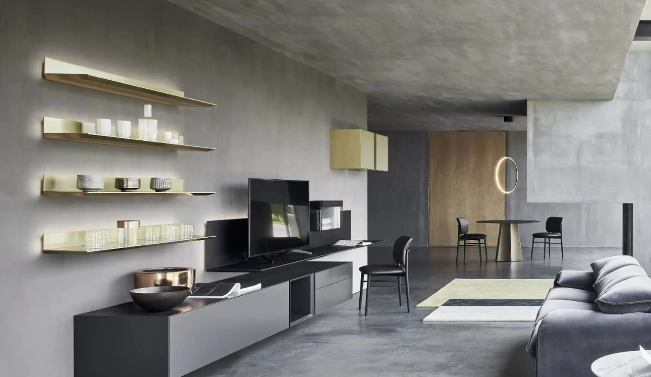 Parete Attrezzata Domino-06 Sangiacomo