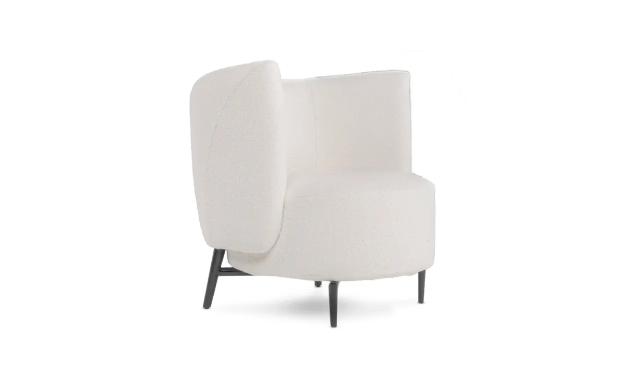 Poltroncina Milla in tessuto di Calia