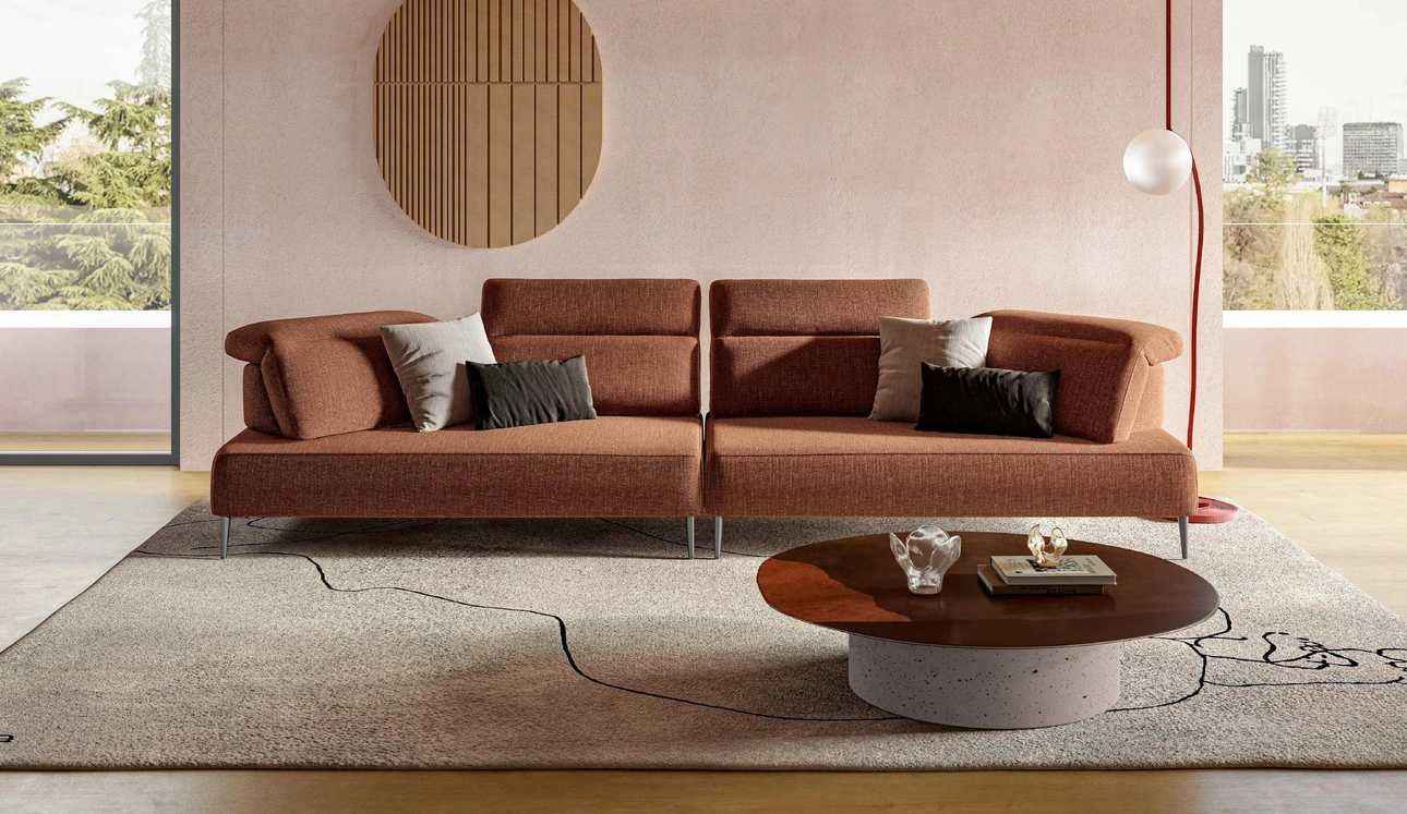 Divano lineare Asso di Le Comfort