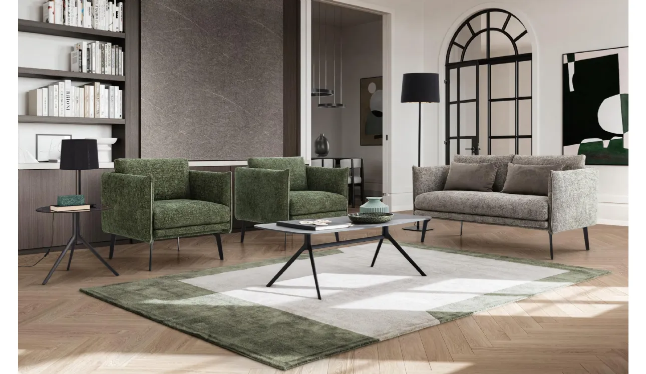 Divano a due posti in tessuto Boon Loveseat di Le Comfort