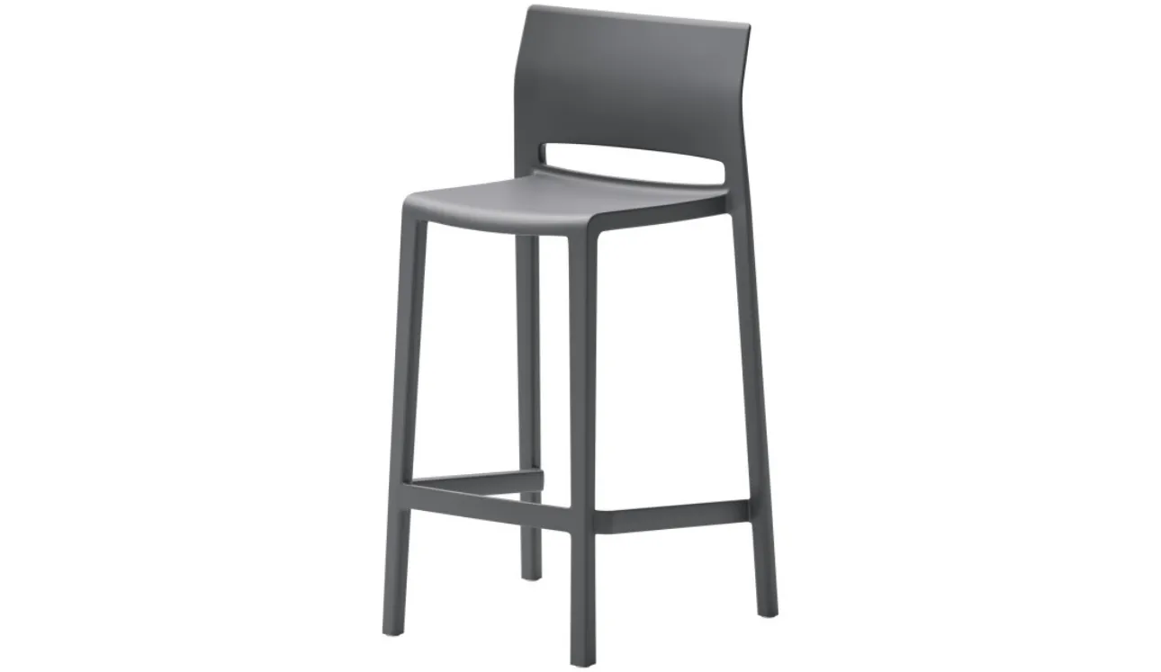 Sgabello Dakota in tecnopolimero di Veneta Cucine