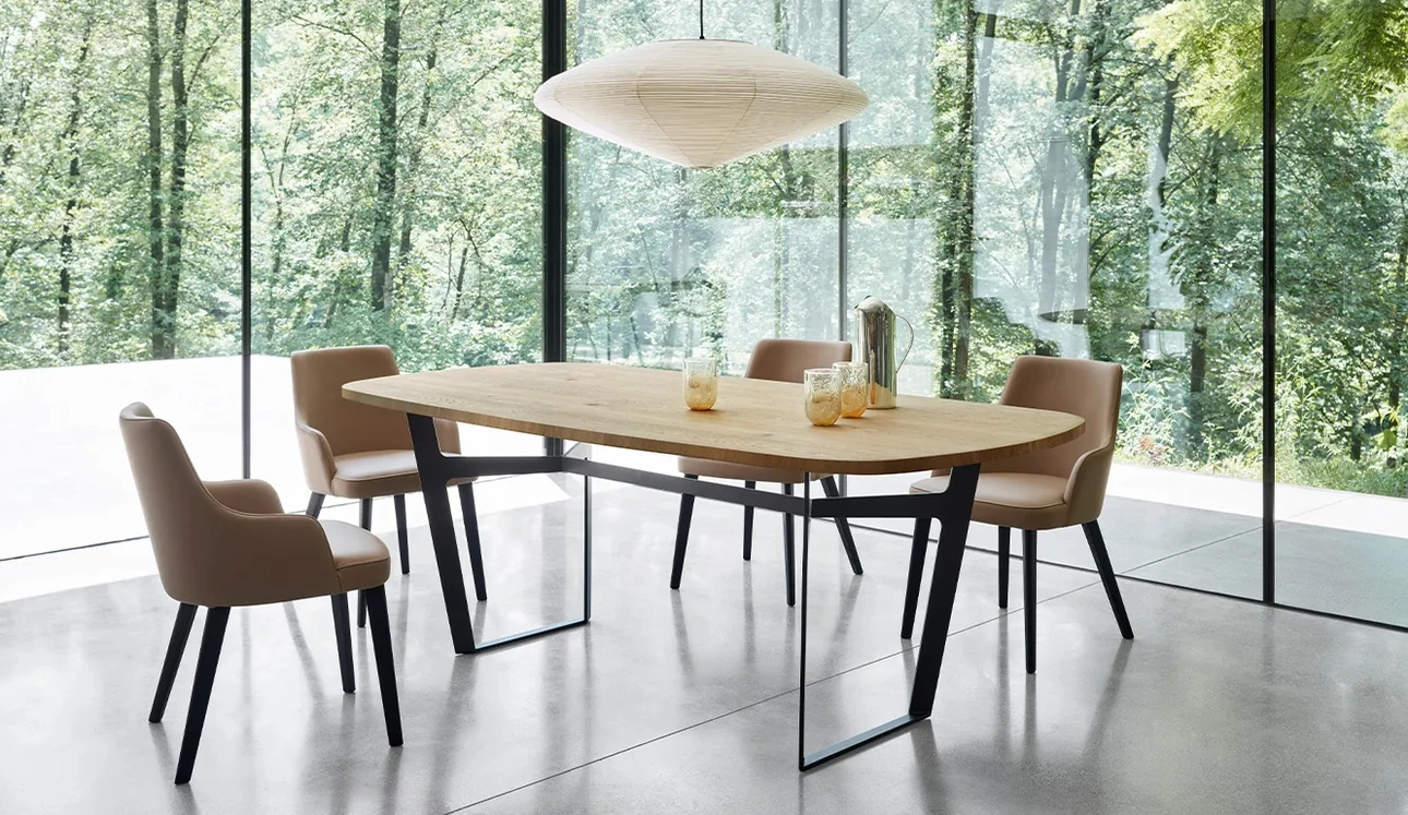 Sedia Eva in ecopelle con Braccioli di Sangiacomo